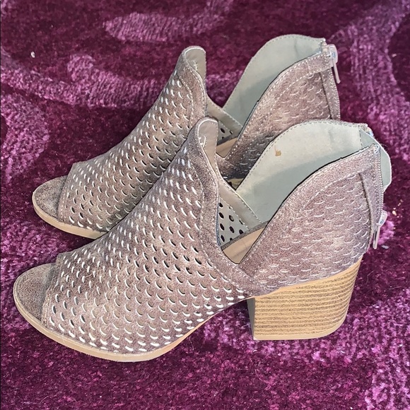 Peep-toe Booties - Picture 2 of 3